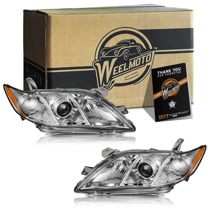 For 2007-2009 Toyota Camry US Version Headlight(Chrome)