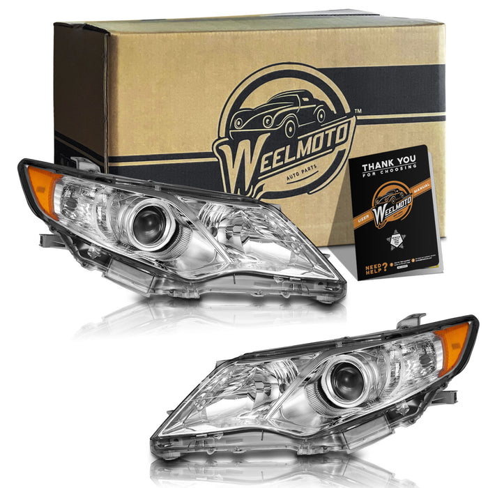 For 2012-2014 Toyota Camry Headlights(Chrome)