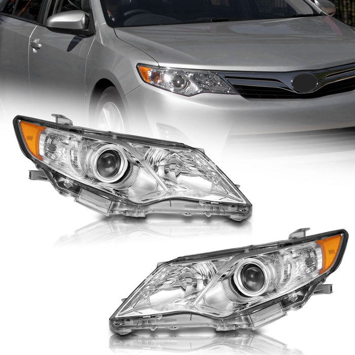 For 2012-2014 Toyota Camry Headlights(Chrome)