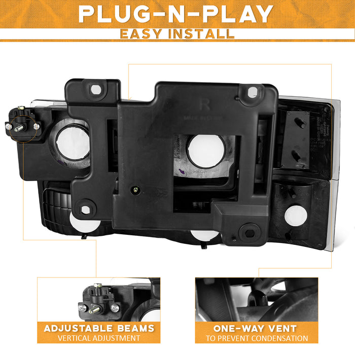 5977459 For 1994-1998 Chevy C10 C/K 1500 2500 3500 Tahoe/Suburban/Silverado He ...