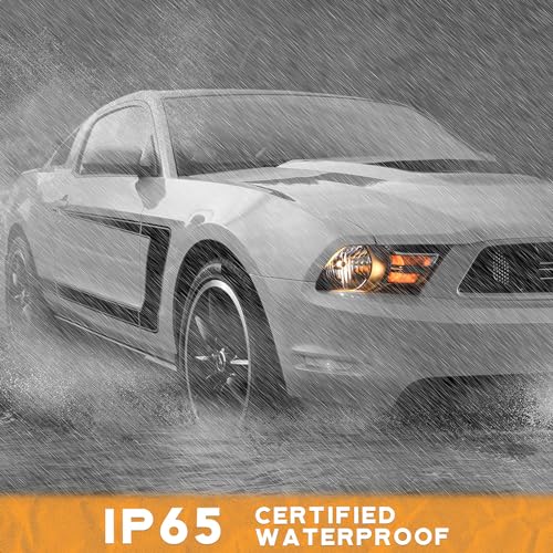 For 2010-2014 Ford Mustang Headlights (Black)