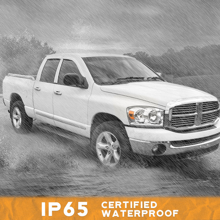 For 2006-2008 Dodge Ram 1500/2500/3500 Headlights (Chrome)