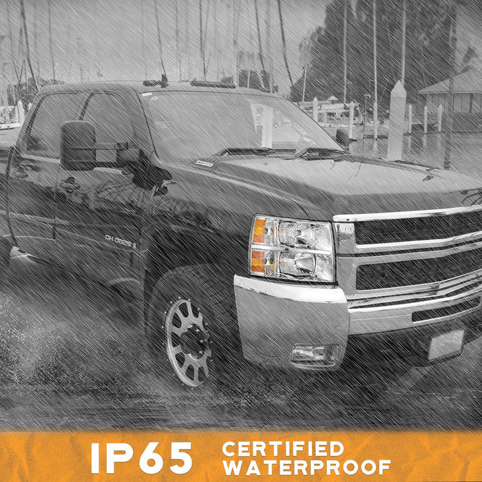 For 2007-2013 Chevy Silverado 1500 Headlights (Chrome)