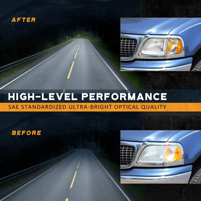 For 1997-2003 F150/1997-2002 Ford Expedition /1998-1999 F250 Selected Headlight (Chrome)