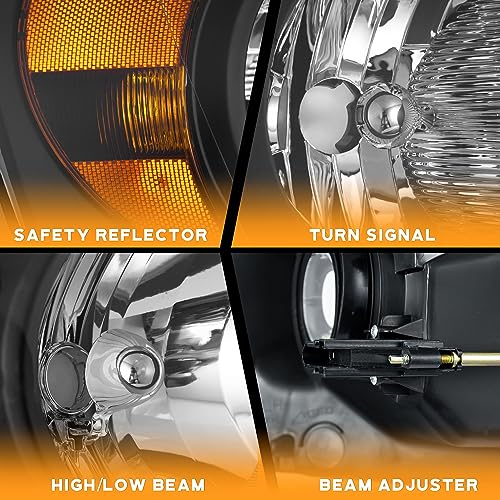 For 2006-2008 Dodge Ram 1500/2500/3500; 2009 Dodge Ram 2500/3500 Old Body Style Only Headlights (Black)