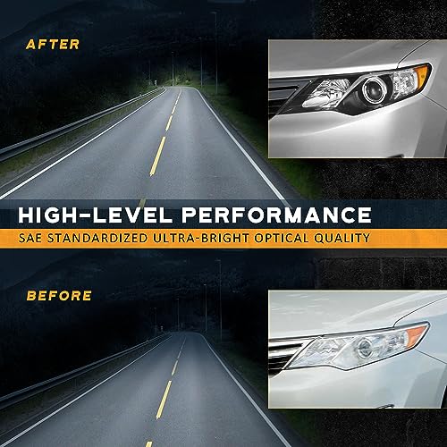 For 2012-2014 Toyota Camry Headlights (Black)