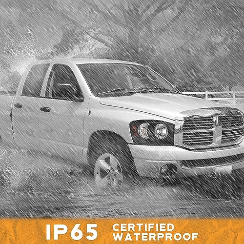 For 2006-2008 Dodge Ram 1500/2500/3500; 2009 Dodge Ram 2500/3500 Old Body Style Only Headlights (Black)