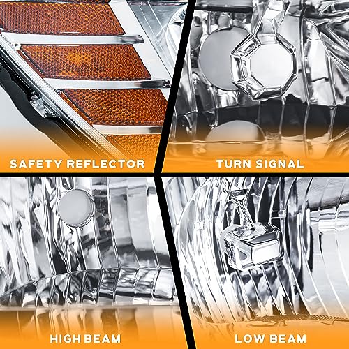 For 2009-2020 DODGE JOURNEY Headlights(Chrome)